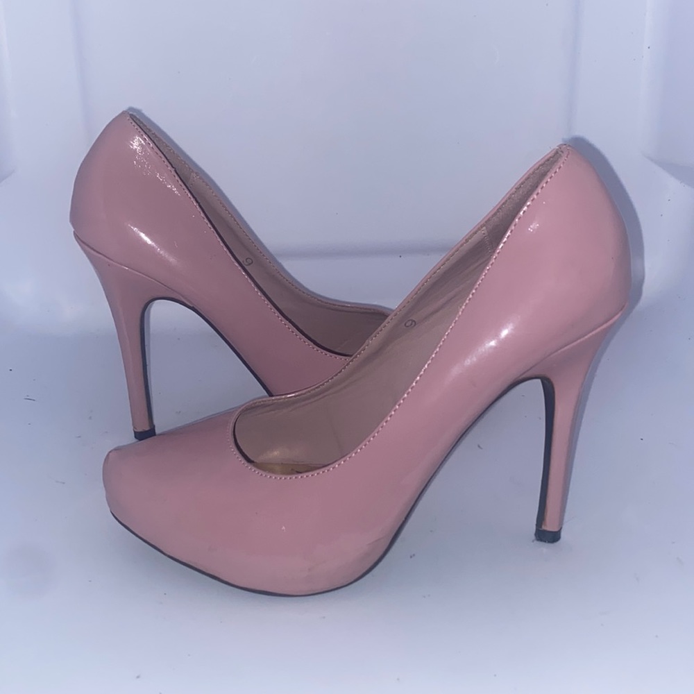 Miss Me Patent Pink Pumps EUC
